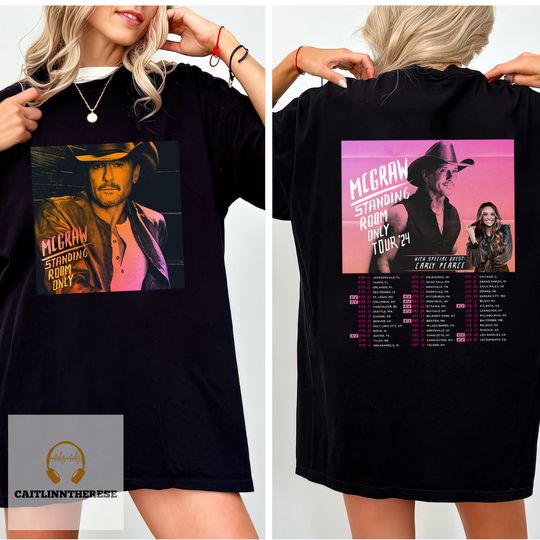 Tim McGraw 2024 Tour Standing Room Only Shirt, Tim McGraw Fan Shirt