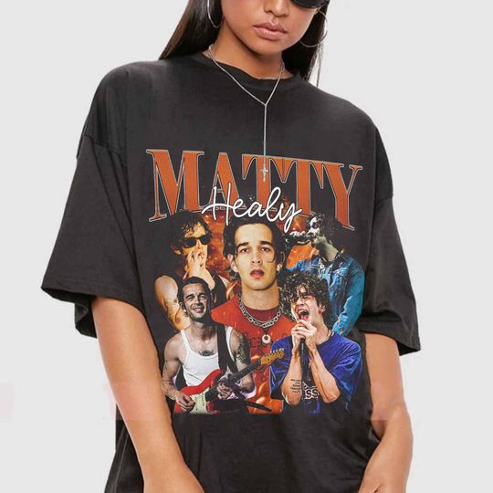 Vintage Matty-Healy 90s Shirt, Matty-Healy Bootleg Tee