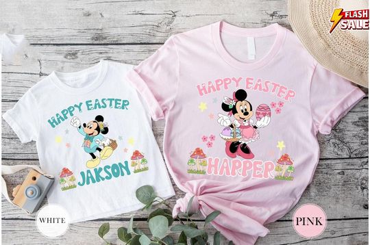 Custom Disney Easter Vacation Family Egg Custom T Shirt
