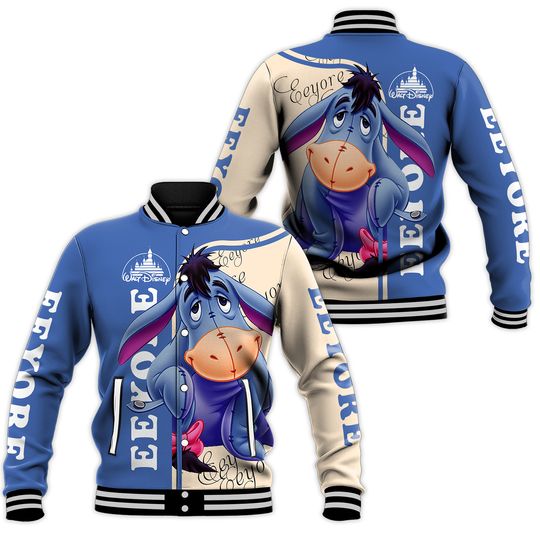 Winnie The Pooh EEyore Disney Baseball Jacket