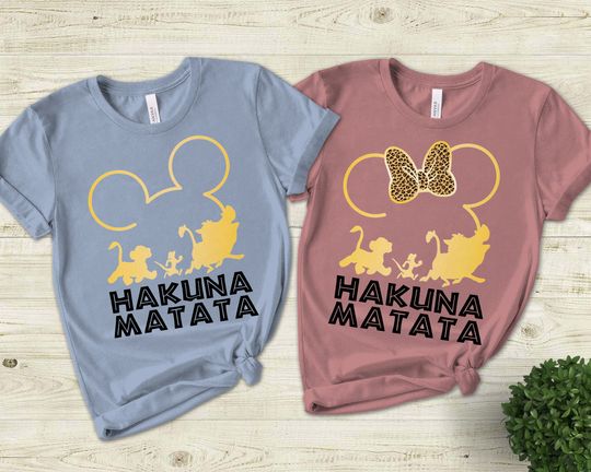 Hakuna Matata Shirt,Disney Family Matching Tee,Disney Trip Shirt