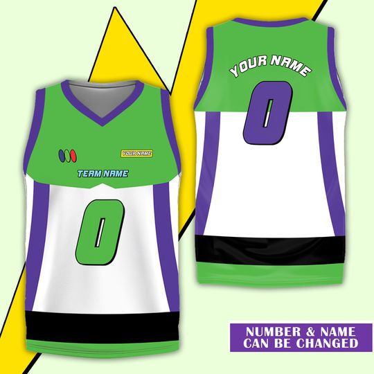 Custom Ddisney Ttoy Sstory Game Day Basketball Jersey