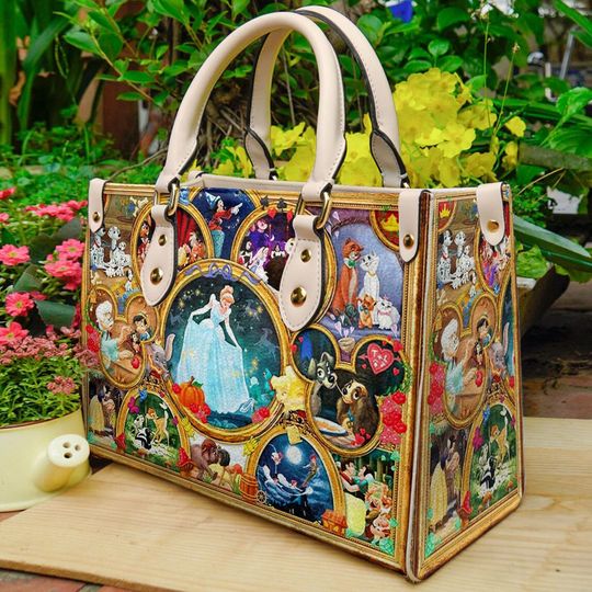 Discover Vintage Disney Character Handbag Leather Bag