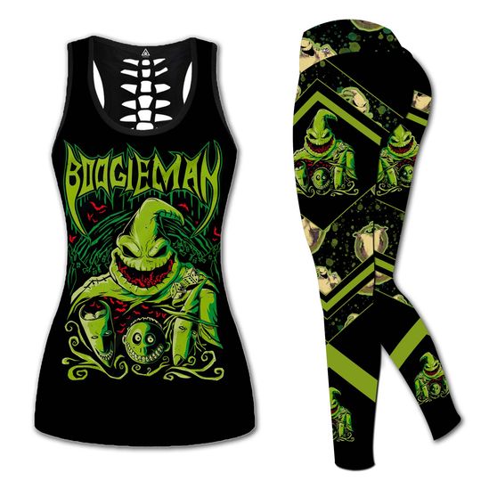 The Nightmare Before Christmas Oogie Boogie Disney Hollow Tank Top Legging Set
