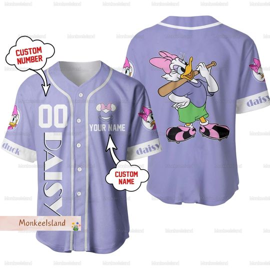 Discover Daisy Duck Baseball Jersey, Daisy Duck Baseball Jersey