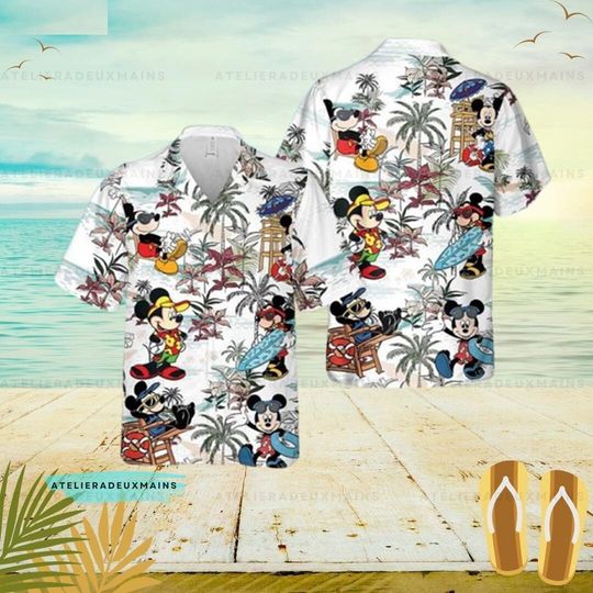 Discover Mickey Hawaii Shirt, Mickey Aloha Shirt, Summer Vacation Hawaiian Shirt