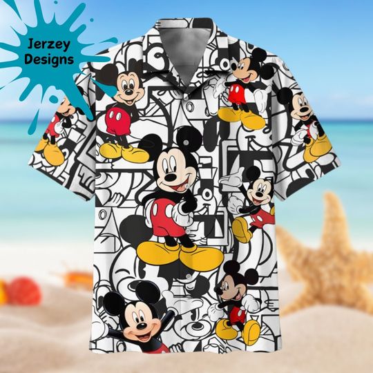 Discover Mickey Mouse Disney Funny Hawaiian Shirt