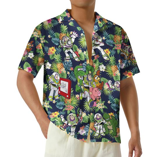 Discover Disney Toy Story Hawaiian Shirt, Tropical Buzz Lightyear Hawaii Shirt