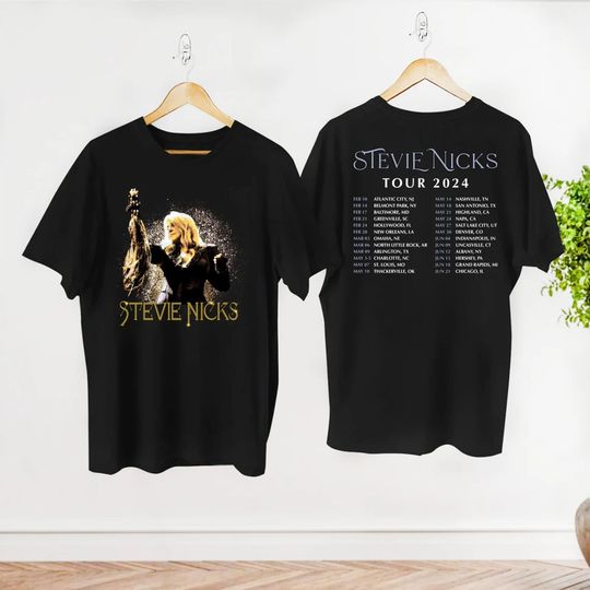 Discover Stevie Nicks 2024 Tour Shirt, Stevie Nicks Shirt, Stevie Nicks Live On Tour 2024 Shirt