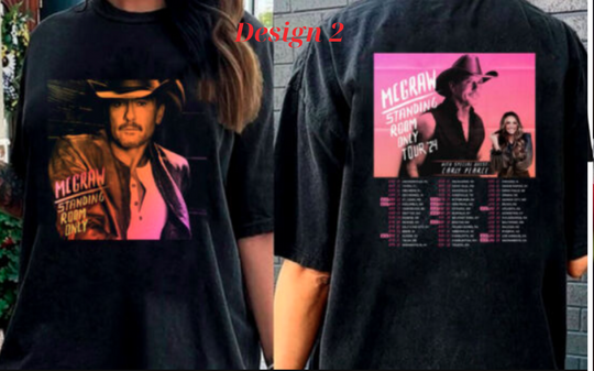 Tim Mcgraw Tour 2024 Shirt Standing Room T-Shirt