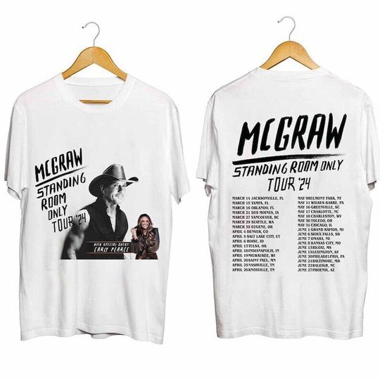 Tim McGraw 2024 Tour Standing Room Only Shirt, Tim McGraw Fan Shirt