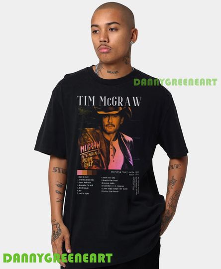 Tim McGraw Vintage Tour-Inspired T-Shirt