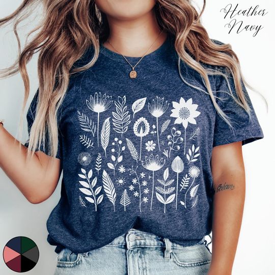 Discover Wildflowers T-shirt, Boho Style Wildflower Shirt