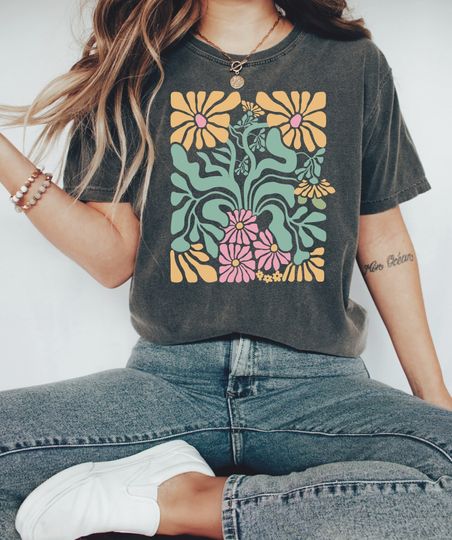 Discover Boho Wildflower Shirt, Flowers Tshirt