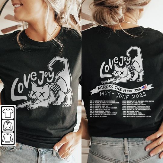 Discover Lovejoy Tour Music Shirt, Across The Pond Tour Shirt, Lovejoy Tour Concert