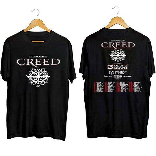 Discover Creed 2024 Summer of '99 Tour Shirt, Creed 2024