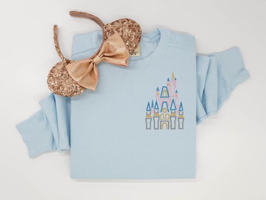 Discover Disney Castle Sweatshirt, Cinde Castle Sweatshirt, Disney Princess Sweatshirt