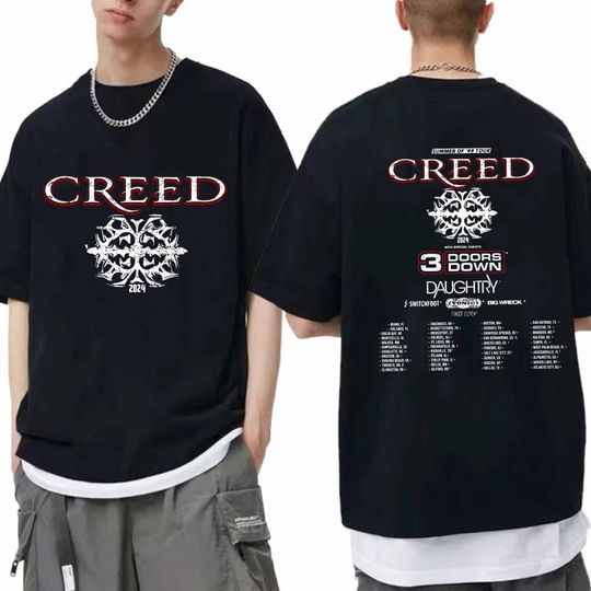 Discover Creed 2024 Tour Summer of '99 Tour Shirt