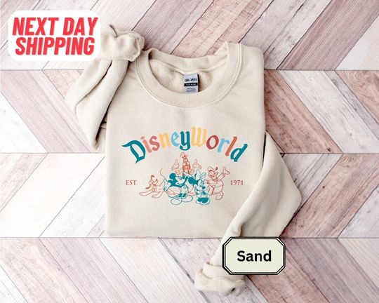 Discover Walt Disney World Sweatshirt, Disneyworld Sweatshirt, Mickey And Friends Sweatshirt
