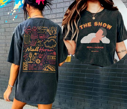 Discover Niall Horan The Show Live On Tour 2024 Shirt, Retro Niall Horan Art Tour 2024 Shirt