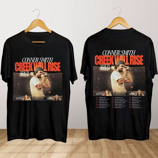 Discover Conner Smith Creek Will Rise Tour Shirt