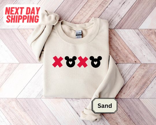 Discover Disney Sweatshirt, Mickey Mouse Sweatshirt, Xoxo mickey Sweatshirt
