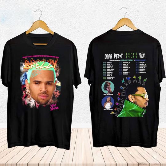 Discover Chris Brown 11:11 Tour 2024 Shirt, Chris Brown 2024 Concert Shirt