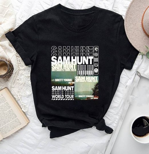 Discover Sam Hunt Tour Merch, Sam Hunt Outskirts 2024 Tour T-Shirt