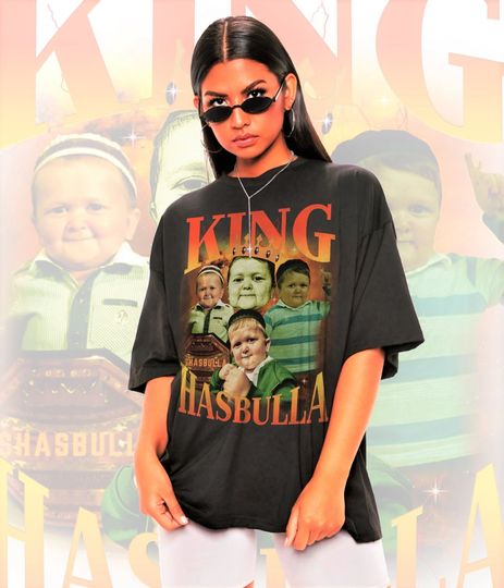 Discover Retro King Hasbulla Shirt -King Hasbulla T-Shirt