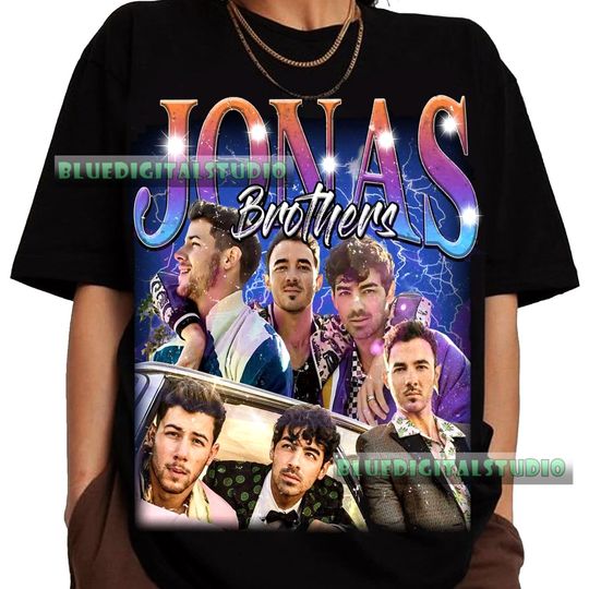 Vintage 90s Graphic Style Jonas Brothers Shirts