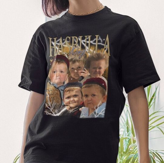 Discover Limited Hasbulla King Vintage Actor Shirt 90S T-Shirt