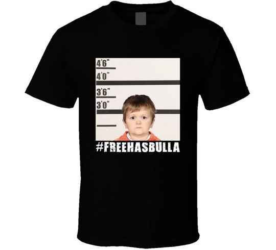 Discover Free Hasbulla Mugshot Hasbulla Arrested T Shirt