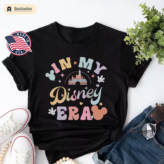 Discover In My Disney Era Shirt, Disney Castle Shirt, Retro Walt Disney Shirt