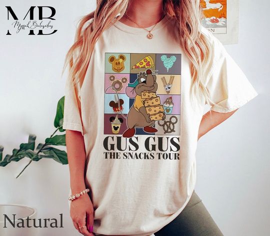 Discover Vintage Gus Gus The Snacks Tour Shirt, Cinde Princess Shirt