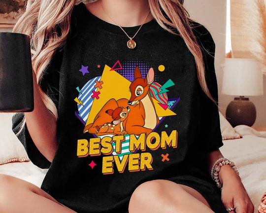 Disney Bambi's Mother and Cubs Best Mom Ever T-shirt, Disney Mother's Day Shirt