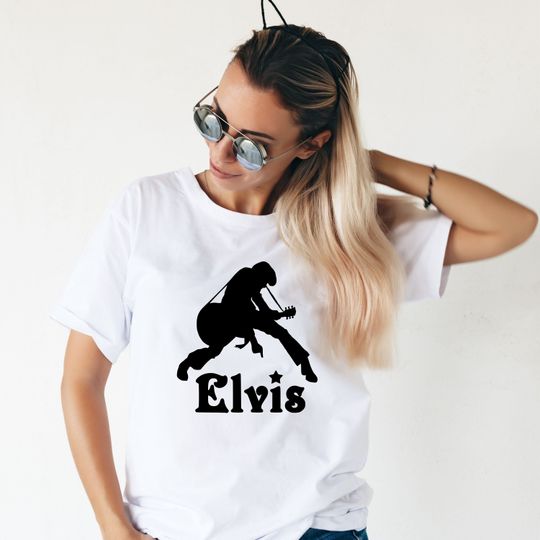 Discover Elvis Presley Dancing Star Rock Music T-Shirt