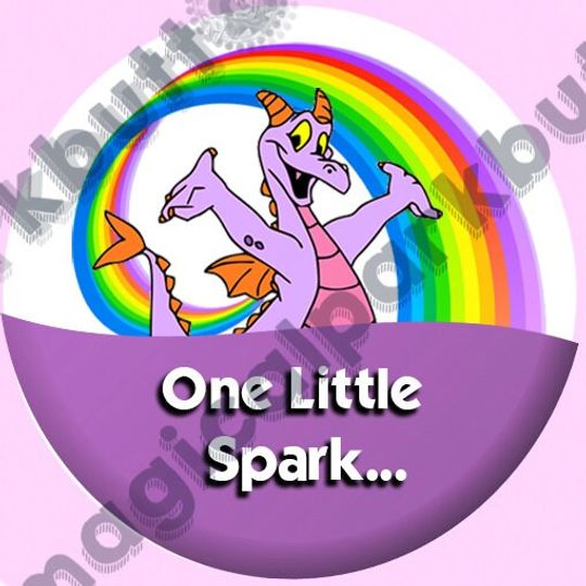Figment Buttons - Figment Disney Buttons - Figment Disney Pins - Disney Park buttons
