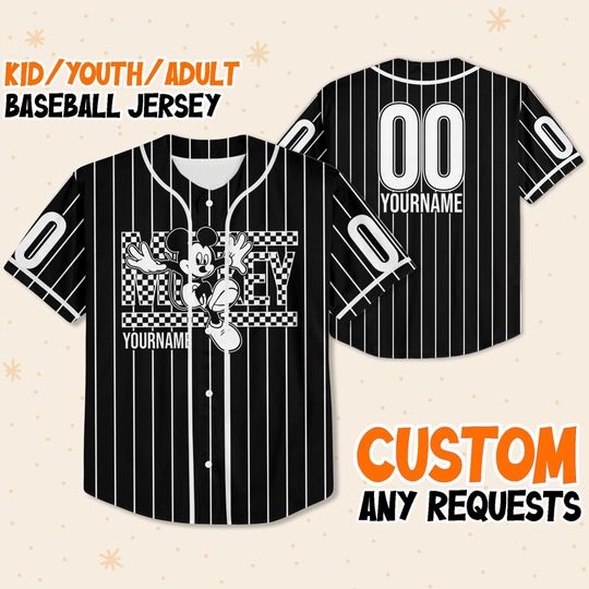 Discover Personalized Mickey Mouse 1928 Disney Baseball Jersey, Disney Jersey
