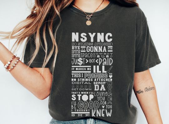 Nsync Tshirt, Nsync Reunion, Nsync Shirt, Nsync Reunion Tshirt