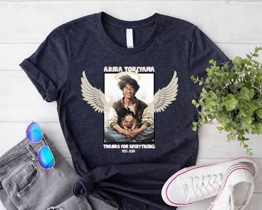 Akira Toriyama RIP Shirt, Akira Toriyama Dragon Ball RIP Shirt