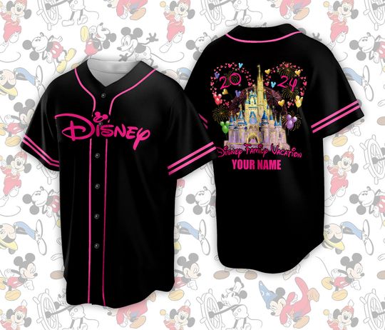 Discover Custom Ddisneyland Baseball Jersey Disneyy Vacation Matching Shirt