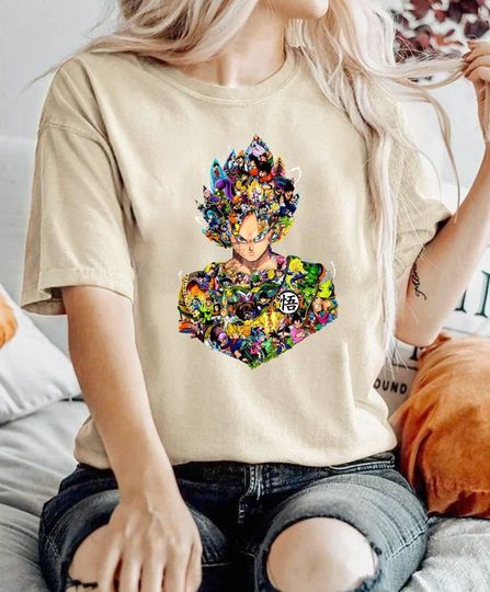 Dragon Ball Z Shirt, Goku T Shirts of all characters, Akira Toriyama Shirt