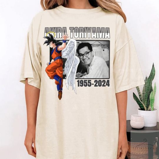 Angel Goku Shirt, Akira Toriyama Tribute, Dragon Ball Z Tshirt