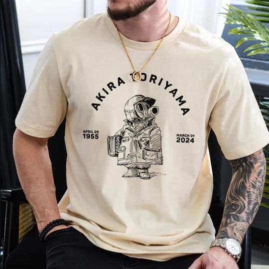 Goodbye Goku Memorial T-shirt, RIP Akira Toriyama 1955 - 2024