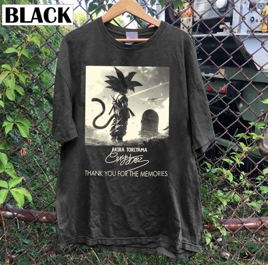 RIP Akira Toriyama Drag0n Ball T-Shirt, Akira Toriyama 1955 - 2024 shirt