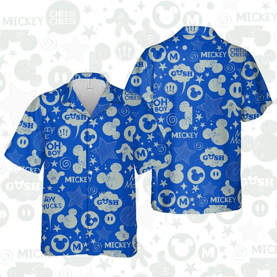 Discover Mickey Mouse Pattern Disney Themed Funny Hawaiian