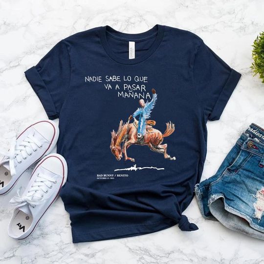 Discover Bad Bunny Nadie Sabe Lo Que Va Pasar Merch, Bad Bunny Shirt