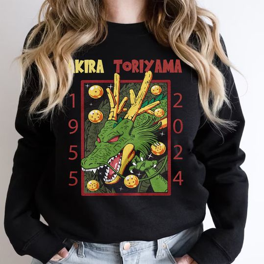 Akira Toriyama dragon ball RIP Shirt/ Akira Toriyama RIP Sweatshirt