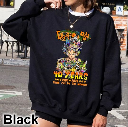 40 Years Thank You Gildan Sweatshirt, Dragon Ball