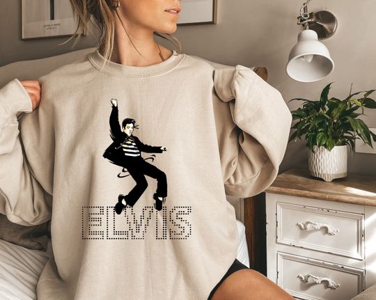 Elvis Presley Sweatshirt, Elvis Sweatshirt, Elvis Presley Retro Sweatshirt